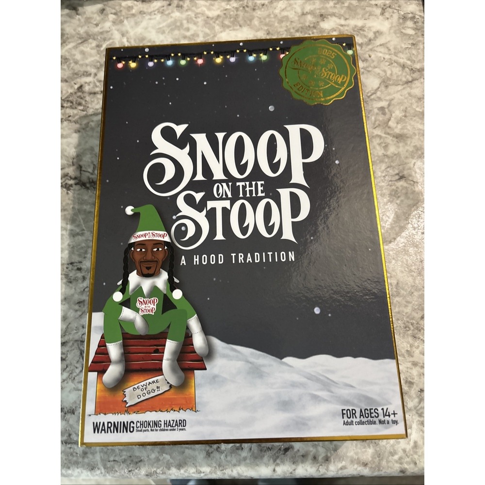 Snoop Dogg Snoop on the Stoop 2025 Edition A Hood Tradition Christmas New NIB‎